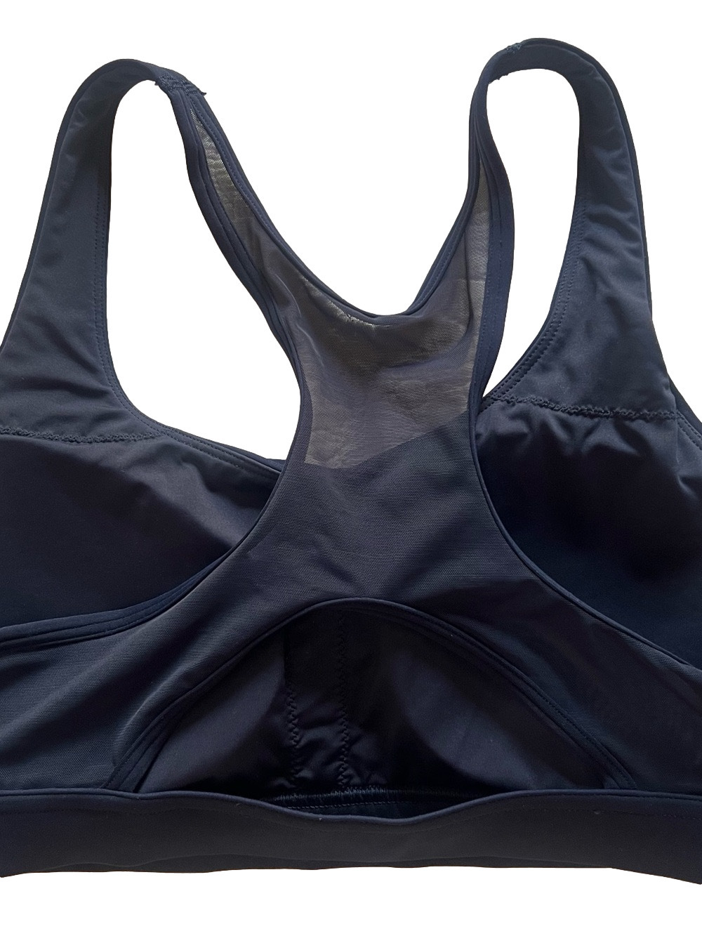 Lululemon Wunder Train Mesh-Back Bra Medium Support, B/C Cup Navy Blue - Size 10 - Picture 5 of 5